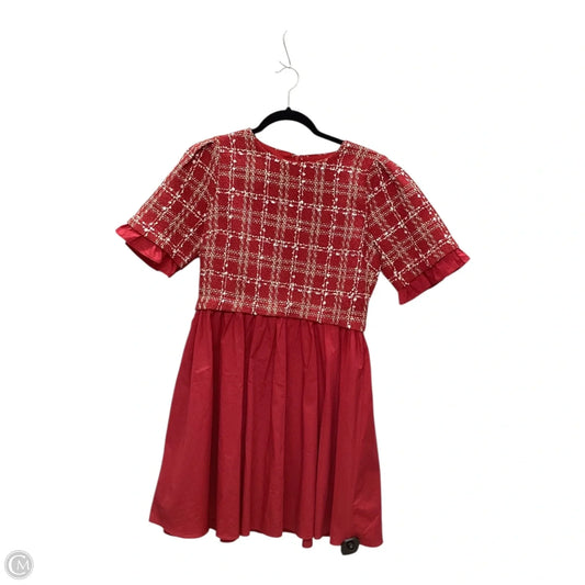 Dress Casual Midi By English Factory In Red, Size: S