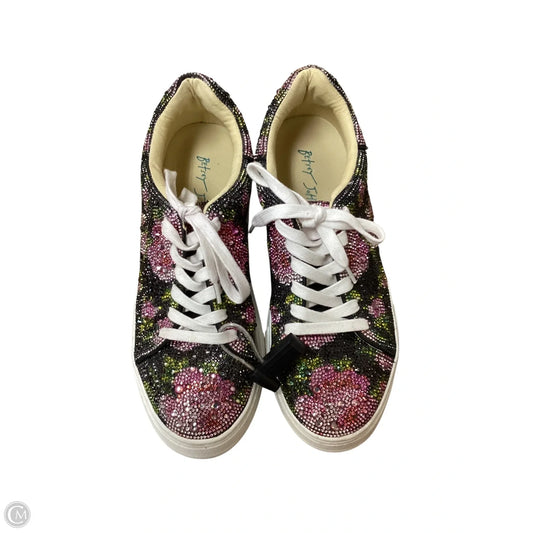 Shoes Sneakers Platform By Betsey Johnson In Multi-colored, Size: 8.5