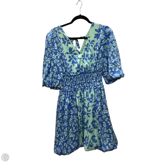 Dress Casual Midi By Taylor In Blue, Size: 8