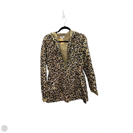 Jacket Windbreaker By Kim Rogers In Animal Print, Size: S