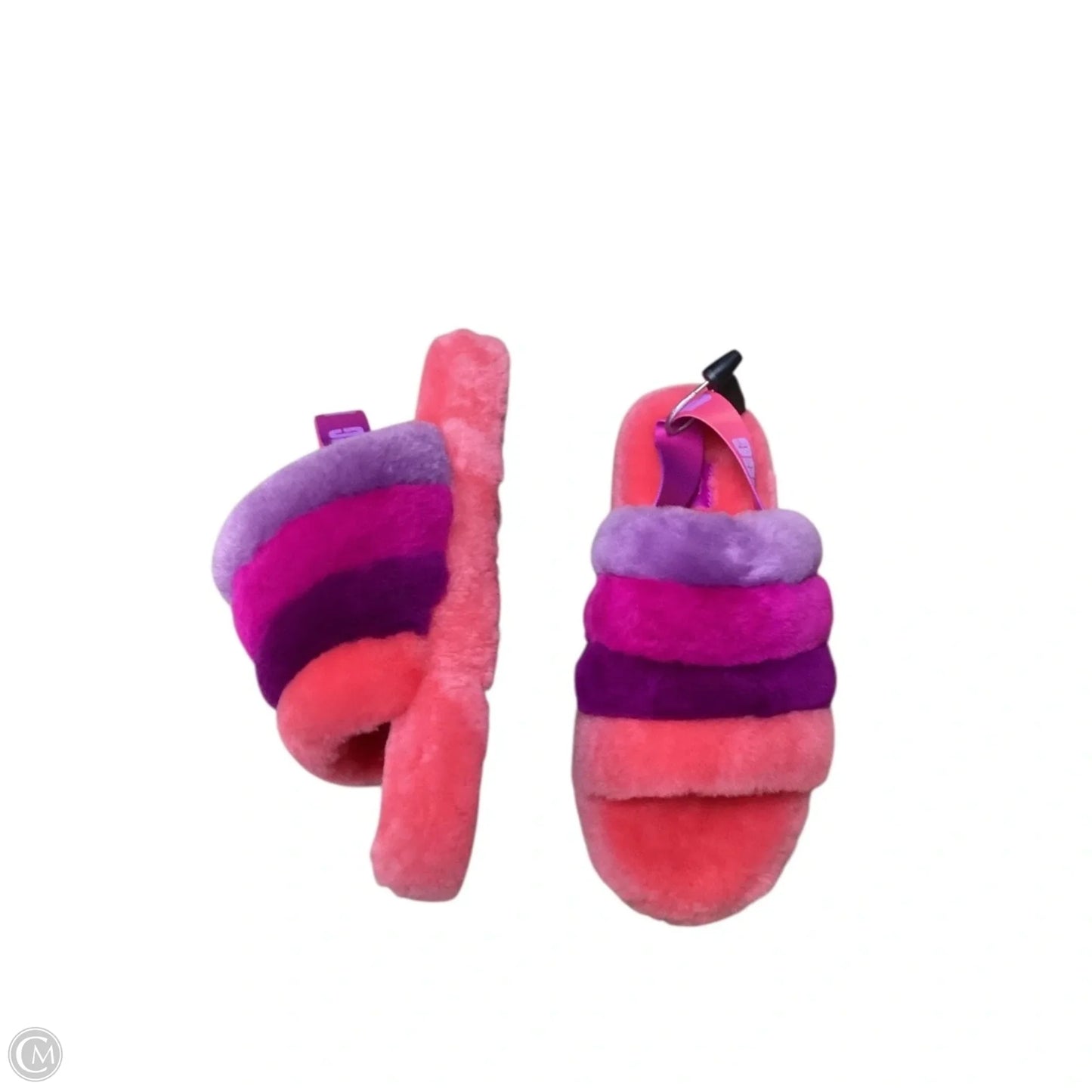 Sandals Designer By Ugg In Pink & Purple, Size: 6