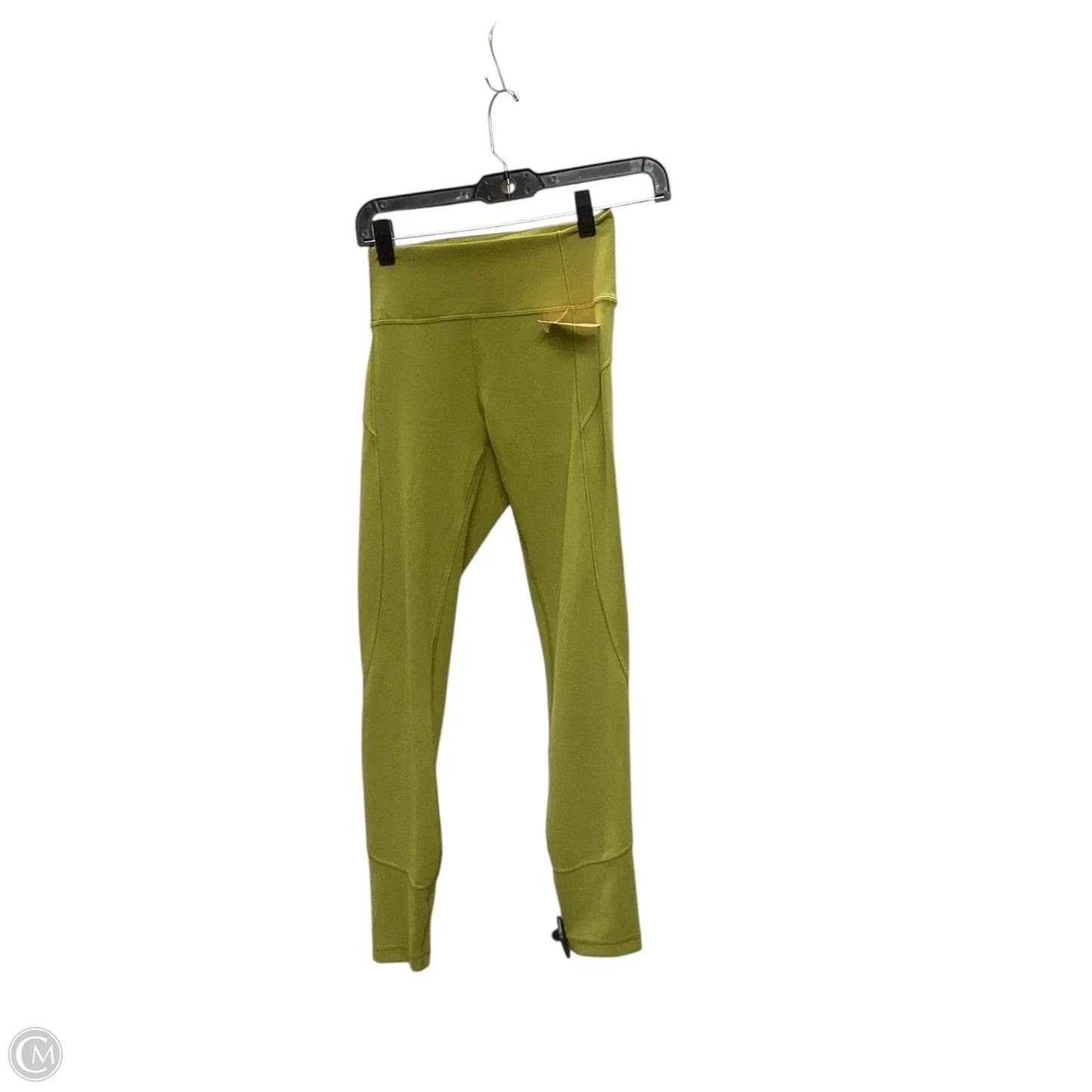 Athletic Leggings By Lululemon In Yellow, Size: 4
