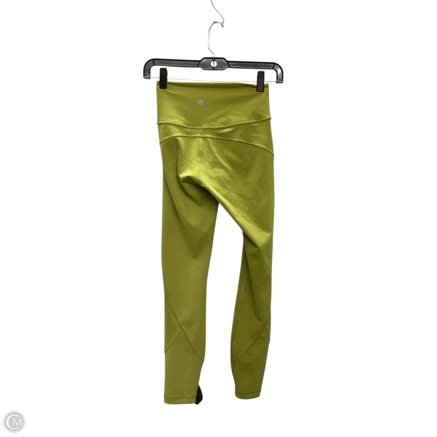 Athletic Leggings By Lululemon In Yellow, Size: 4
