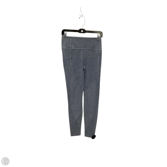 Athletic Leggings By Lululemon In Grey, Size: 6