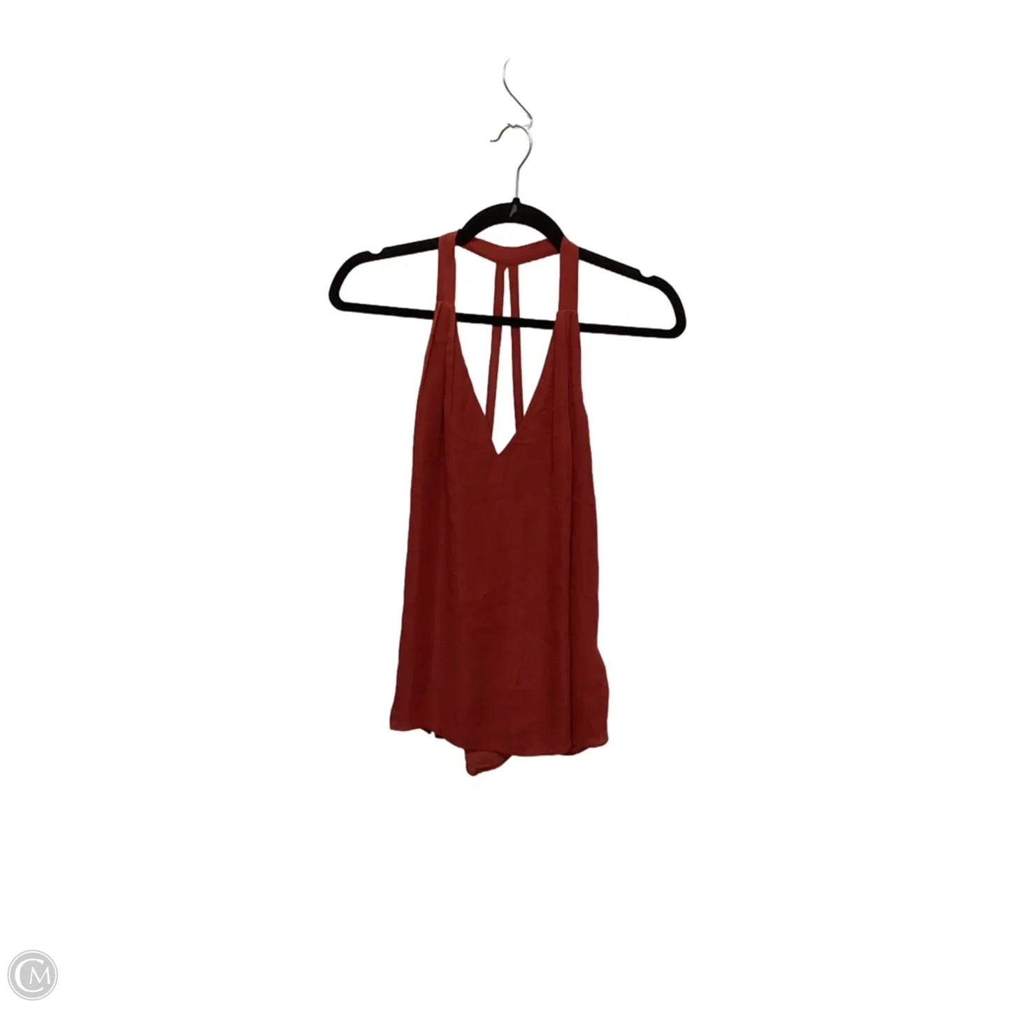 Designer Blouse Sleeveless By Haute Hippie In Red, Size: Xs