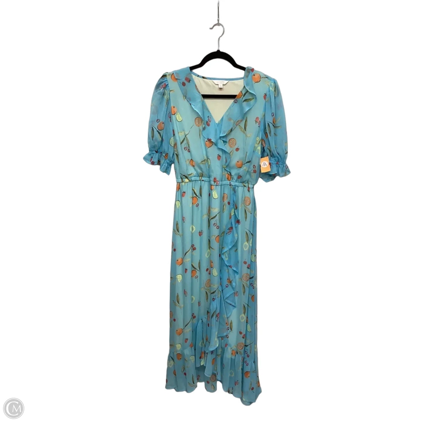 Dress Casual Midi By Lc Lauren Conrad In Blue, Size: L