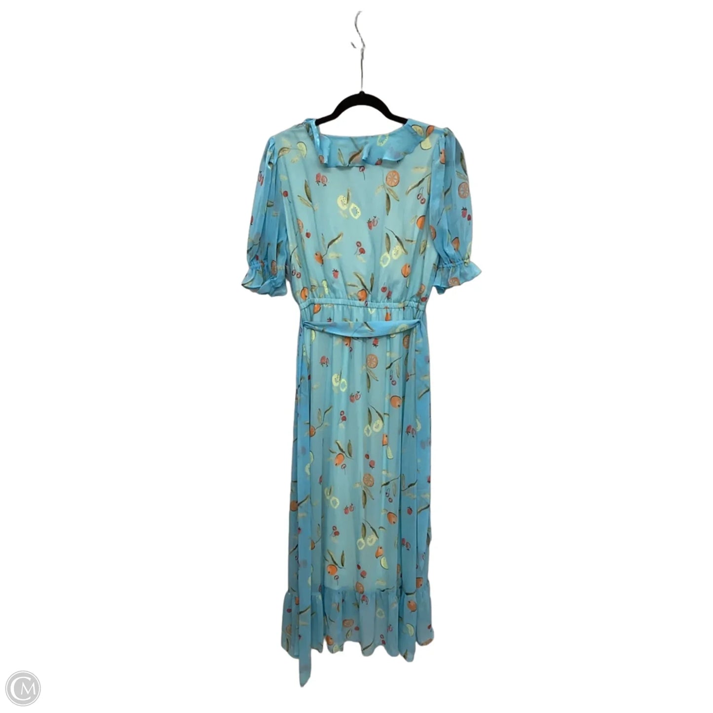 Dress Casual Midi By Lc Lauren Conrad In Blue, Size: L