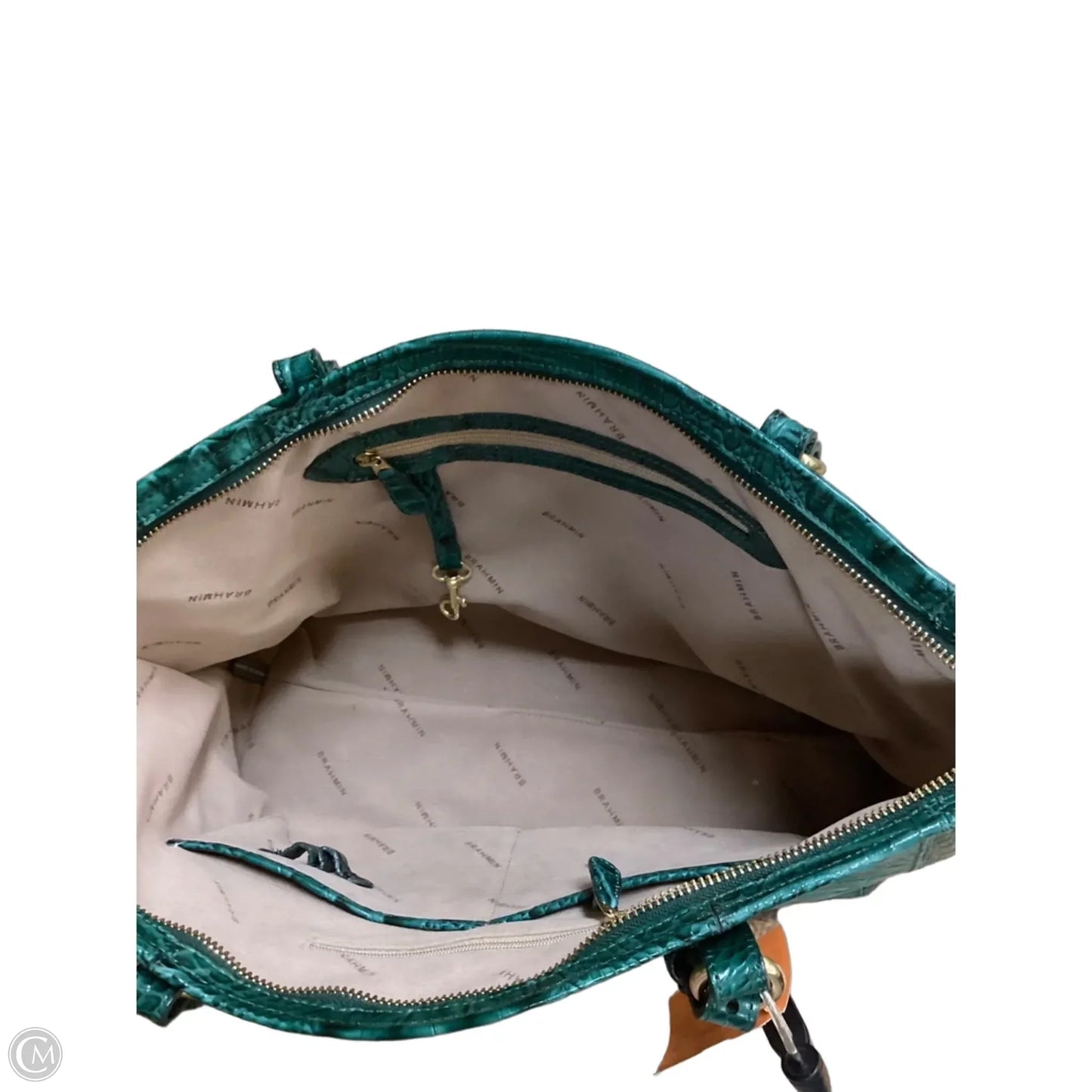 Handbag Designer By Brahmin, Size: Large