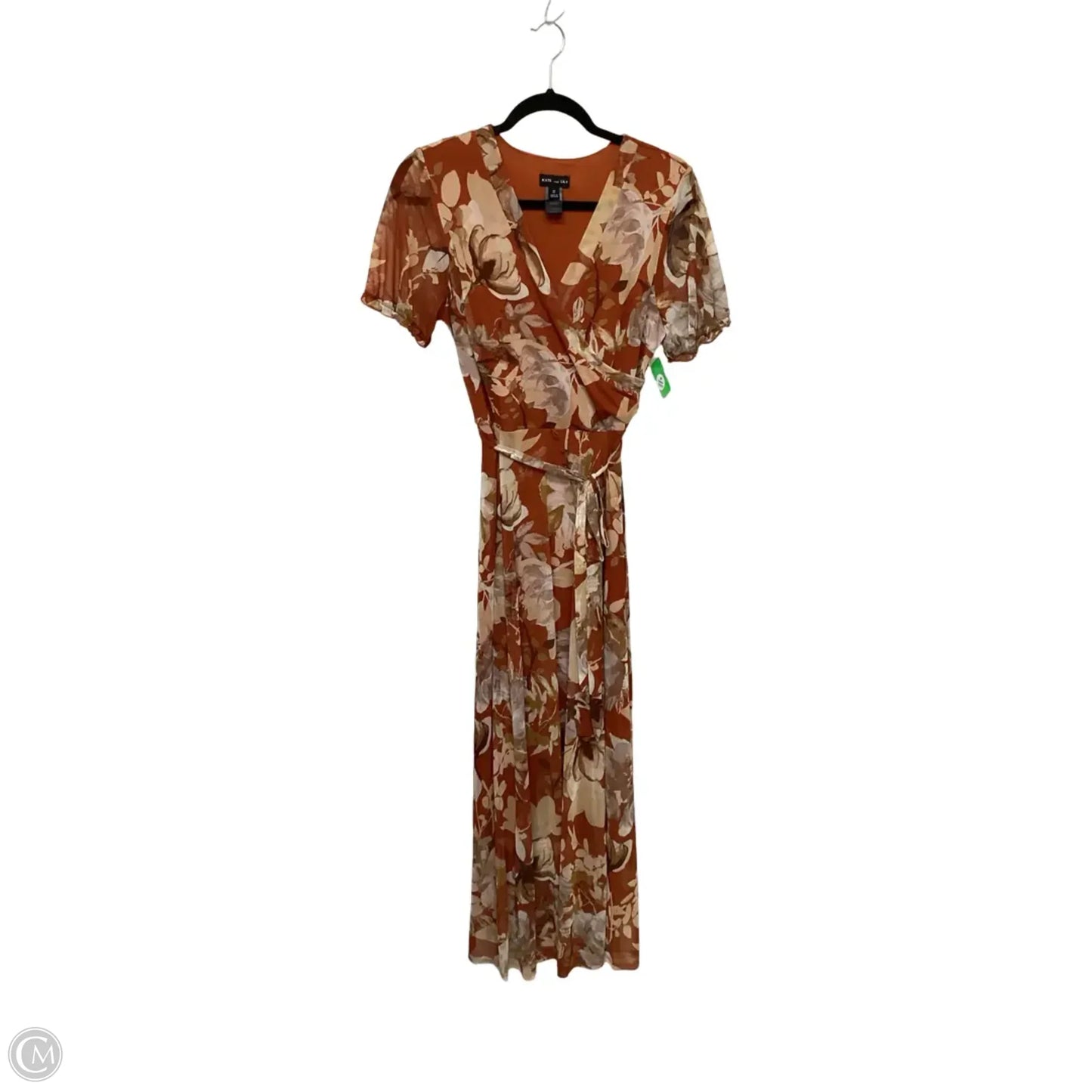 Dress Casual Maxi By Kate And Lily In Orange, Size: 12