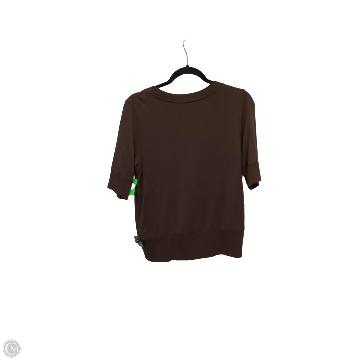 Athletic Top Short Sleeve By Athleta In Brown, Size: S