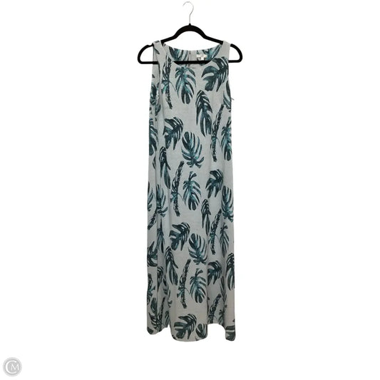 Designer Dress Casual Maxi By Tyler Boe In Tropical Print, Size: S