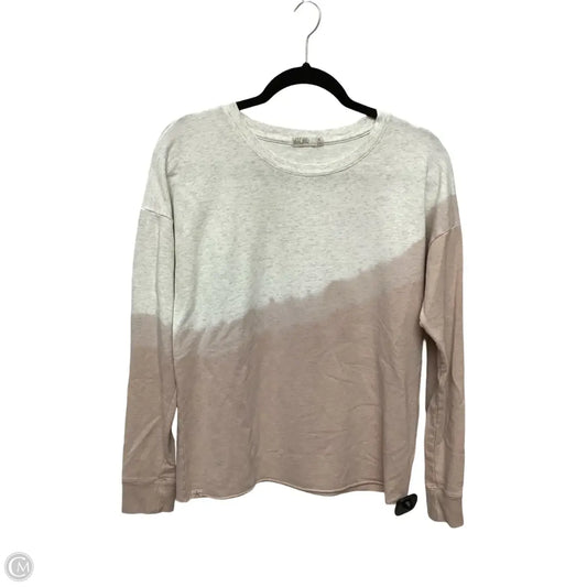 Designer Blouse Long Sleeve By Barefoot Dreams In Multi-colored, Size: M