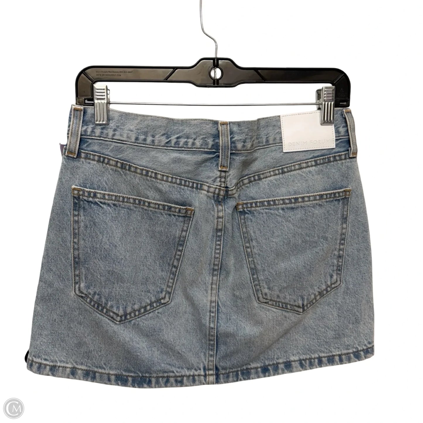 Skirt Mini & Short By Denim Forum In Blue Denim, Size: 2