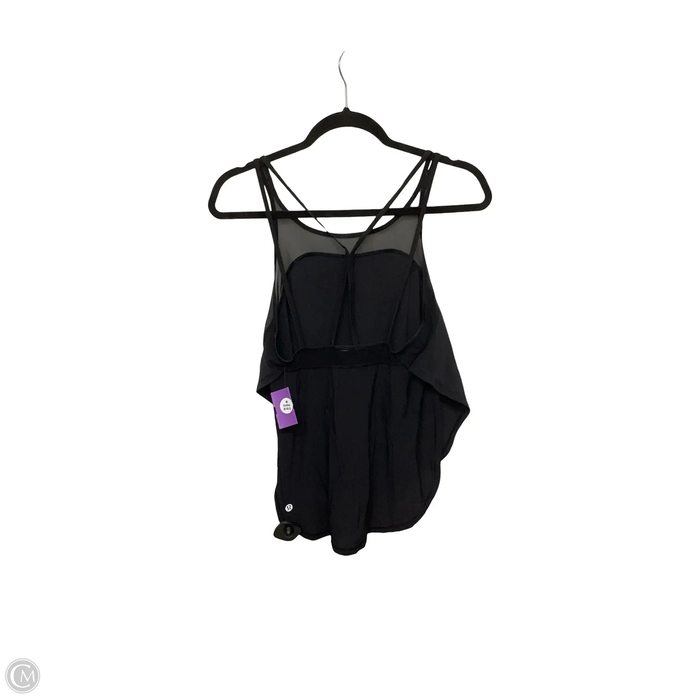 Athletic Tank Top By Lululemon In Black, Size: 4