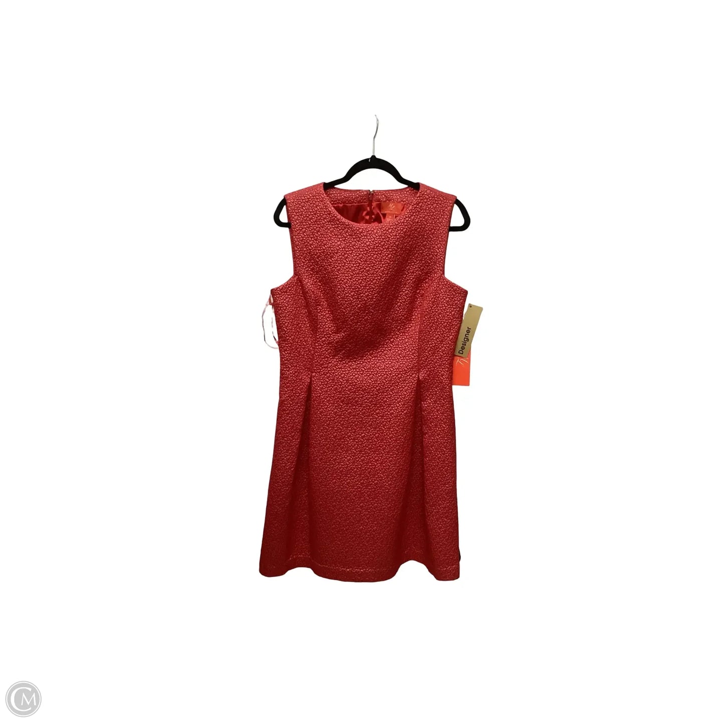 Designer Dress Party Short By Ml Monique Lhuillier In Red, Size: 14