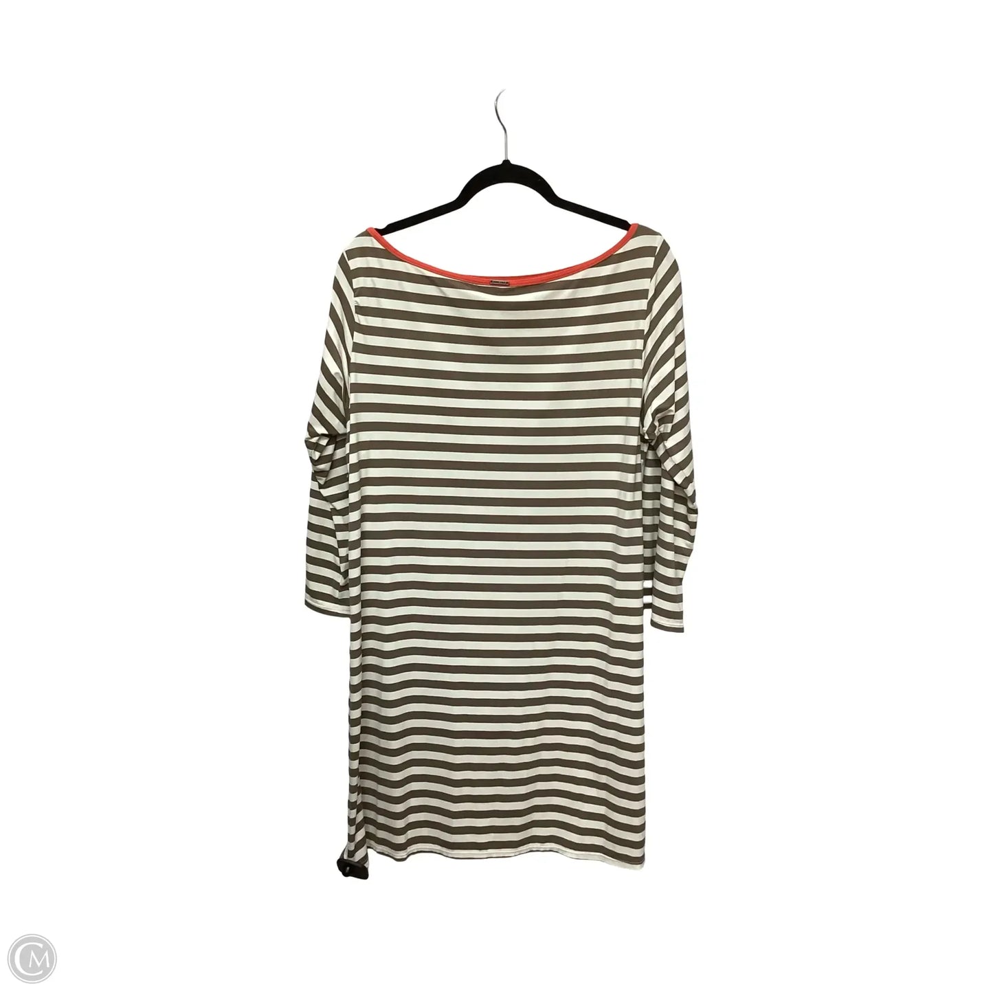 Dress Casual Midi By Anne Cole In Striped Pattern, Size: Xl