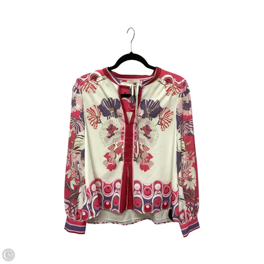 Blouse Long Sleeve By Cma In Multi-colored, Size: S
