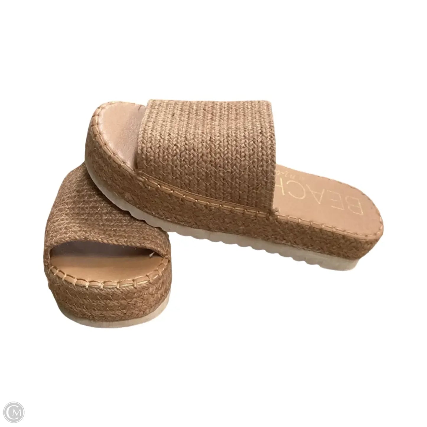 Sandals Heels Platform By Matisse In Brown, Size: 9