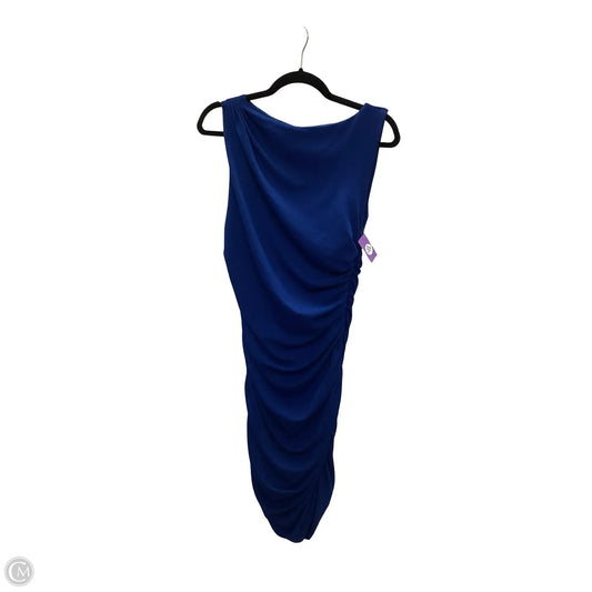 Dress Party Midi By Abercrombie And Fitch In Blue, Size: M