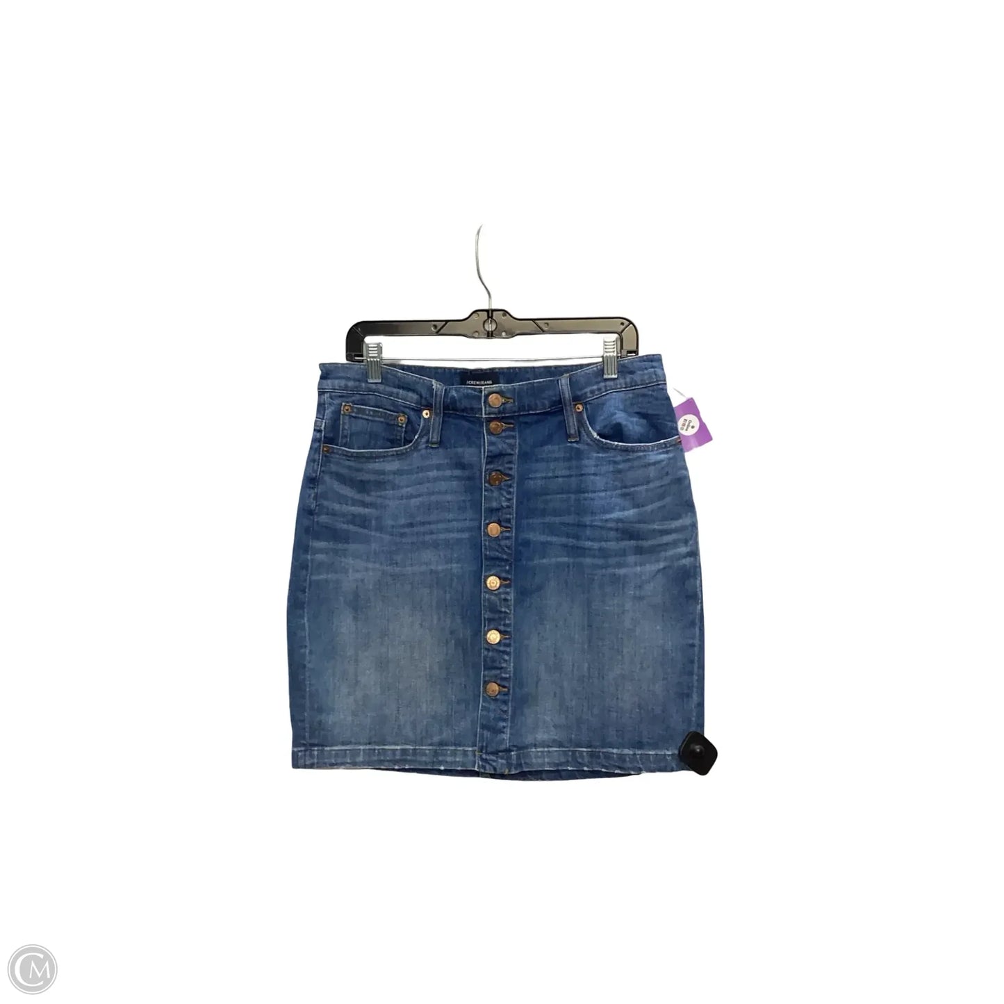 Skirt Mini & Short By J. Crew In Blue Denim, Size: 10