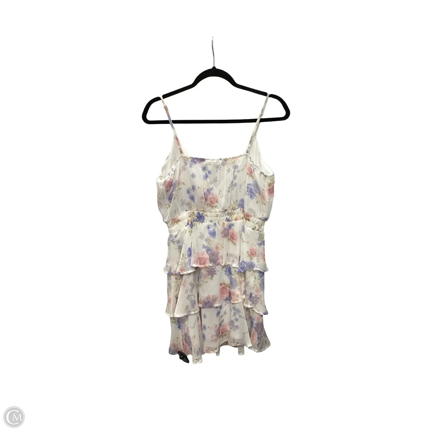 Dress Casual Short By Mi Ami In Floral Print, Size: M