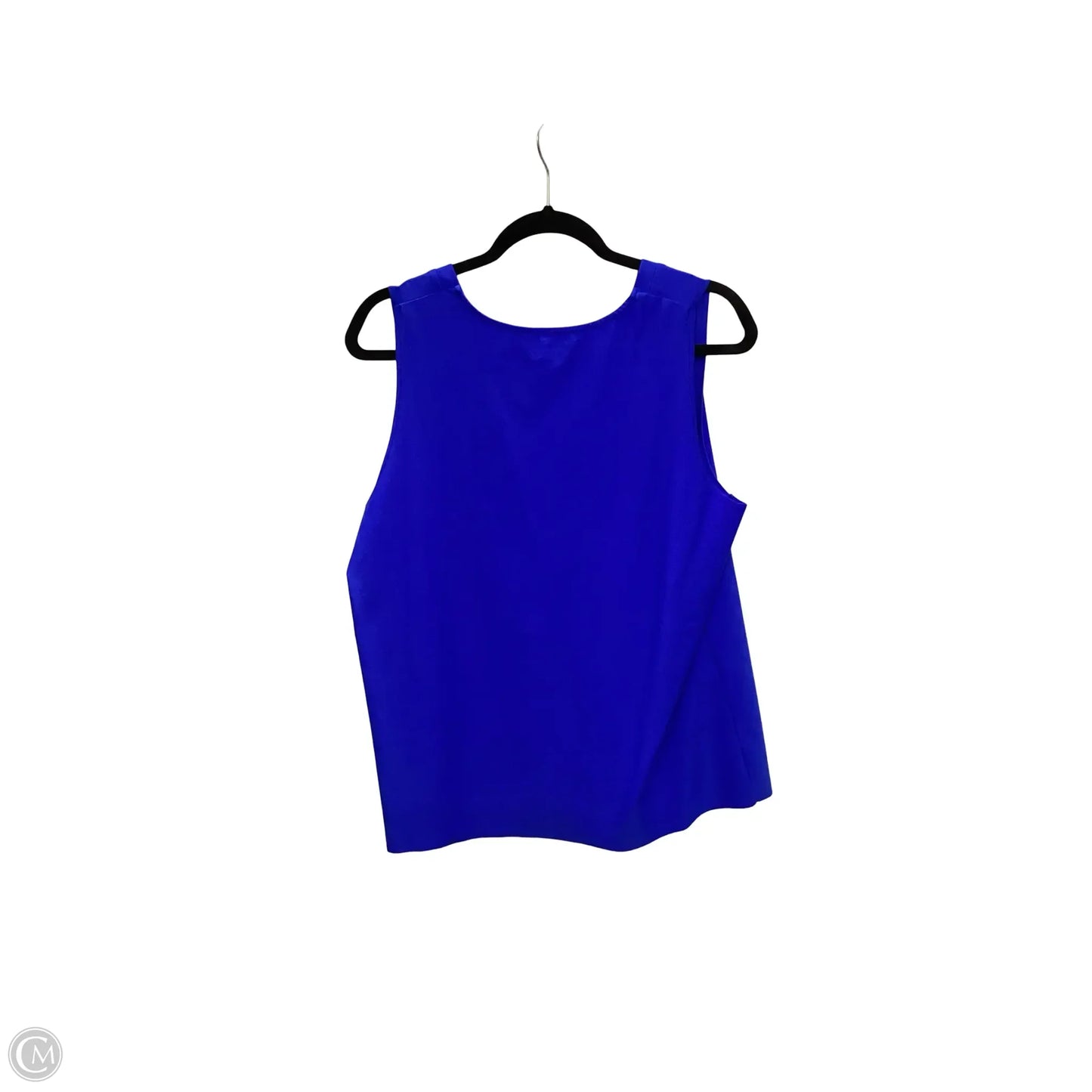 Designer Blouse Sleeveless By Jude Connally In Blue, Size: L