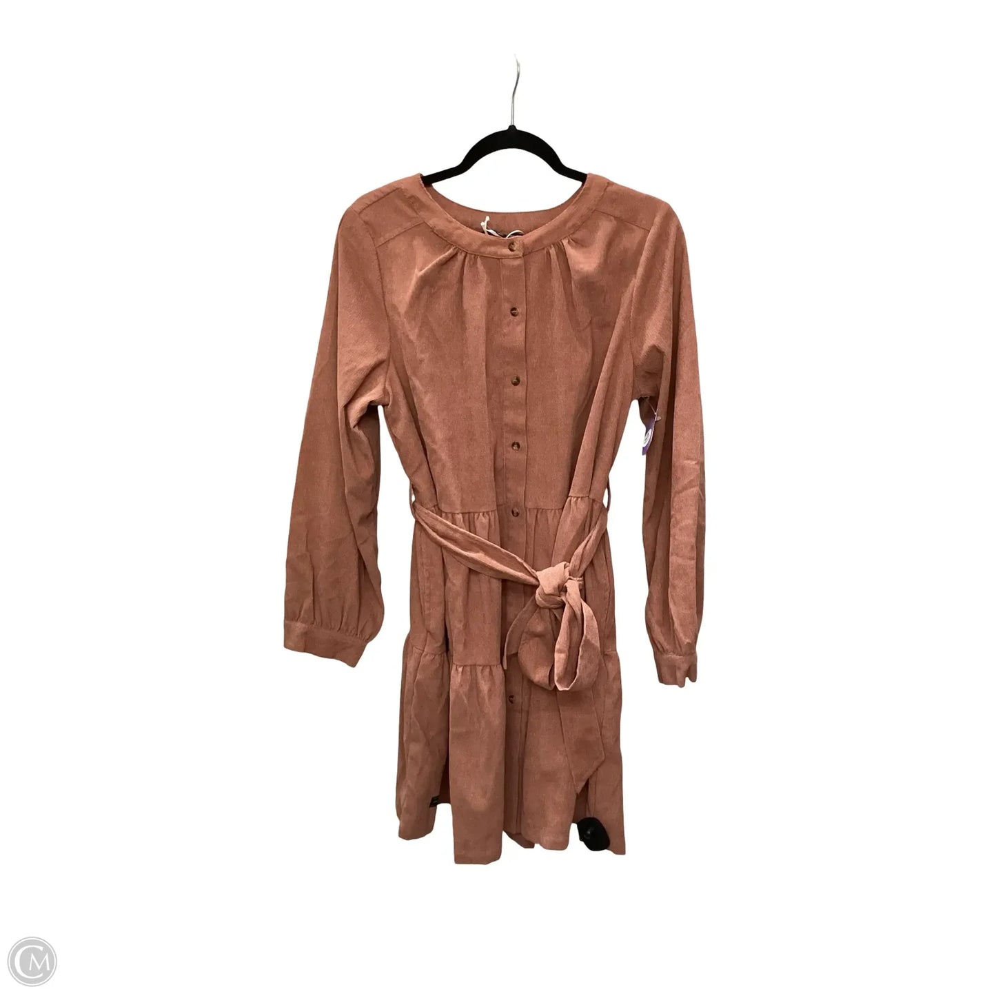 Dress Casual Short By Simply Southern In Orange, Size: L