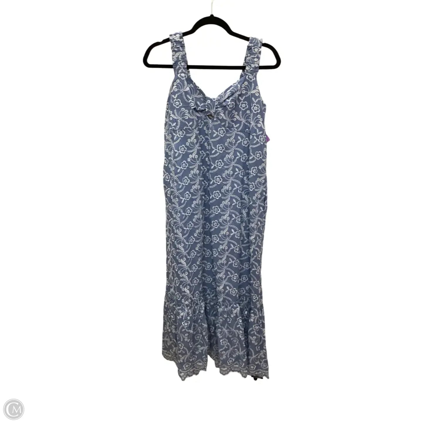 Dress Casual Midi By Like Love In Blue, Size: S