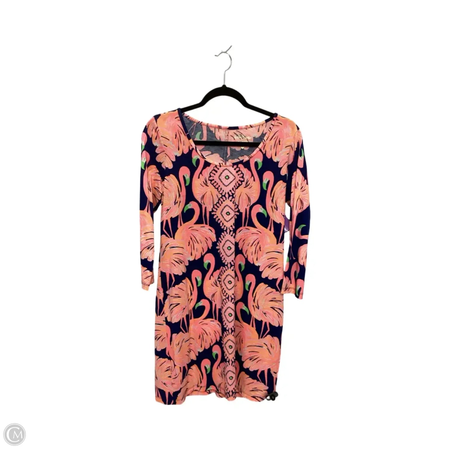 Dress Designer By Lilly Pulitzer In Blue & Orange, Size: M