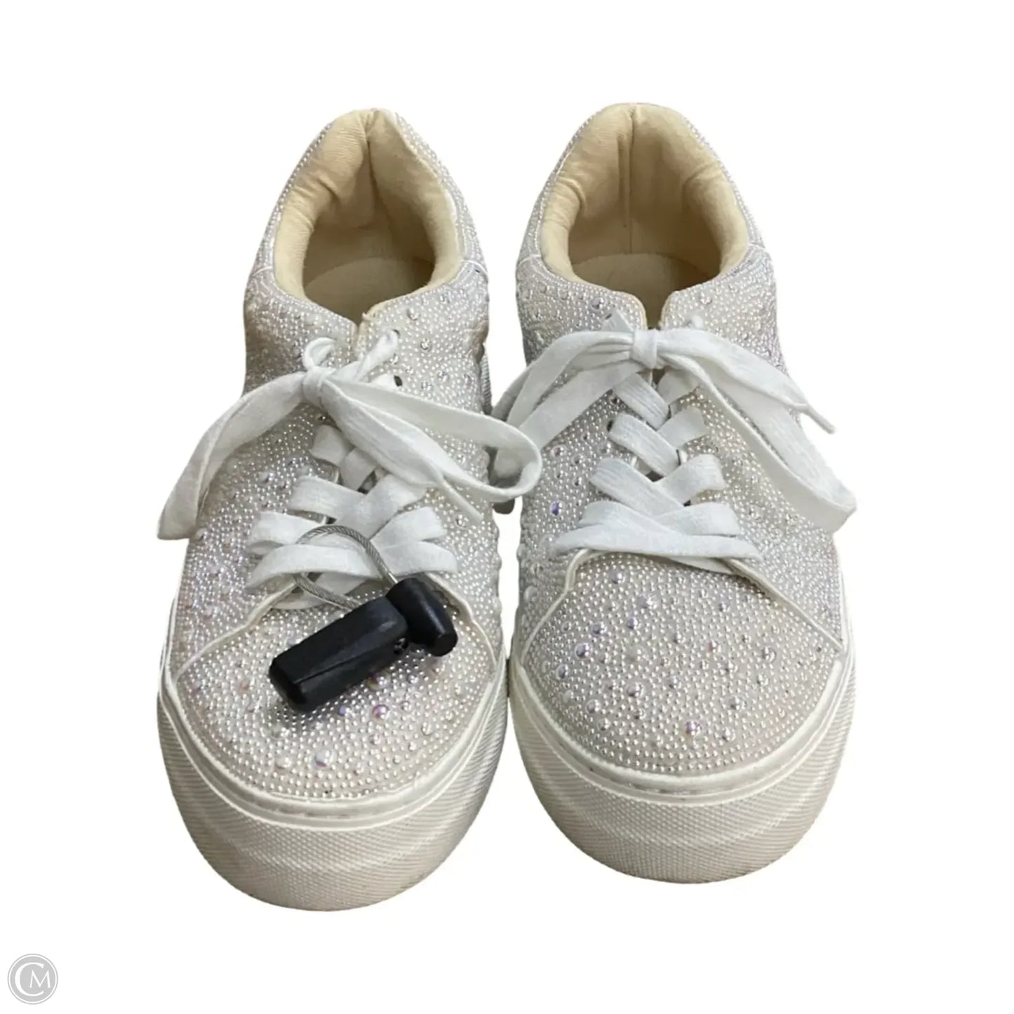 Shoes Sneakers By Betsey Johnson In White, Size: 8