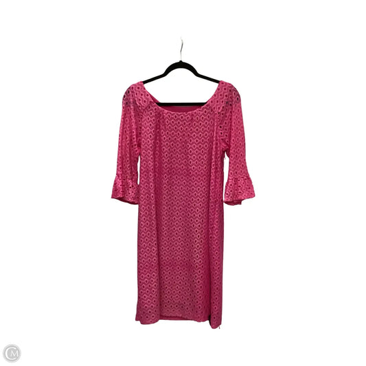 Dress Casual Short By Chris Mclaughlin In Pink, Size: 12