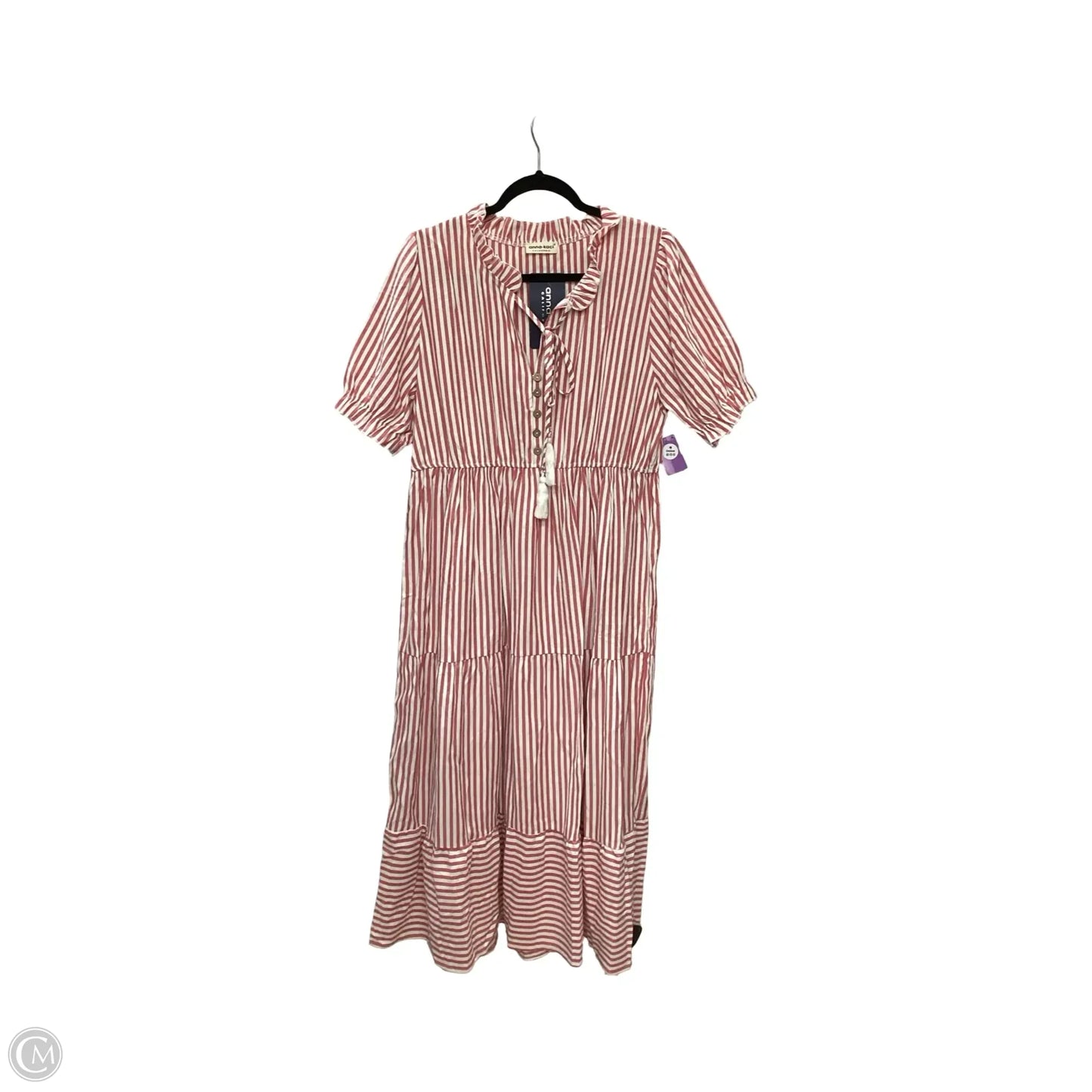 Dress Casual Maxi By Anna-Kaci In Striped Pattern, Size: Xl
