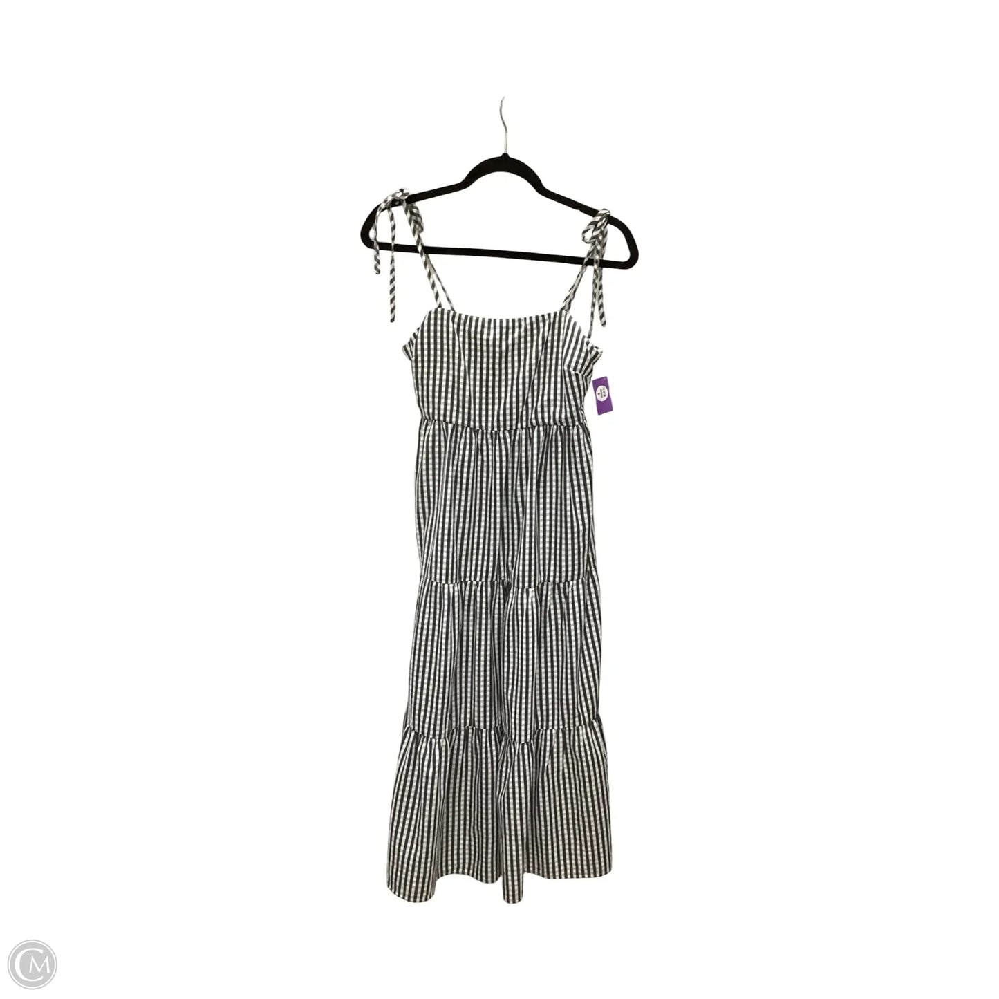 Dress Casual Midi By Fabrik In Striped Pattern, Size: M