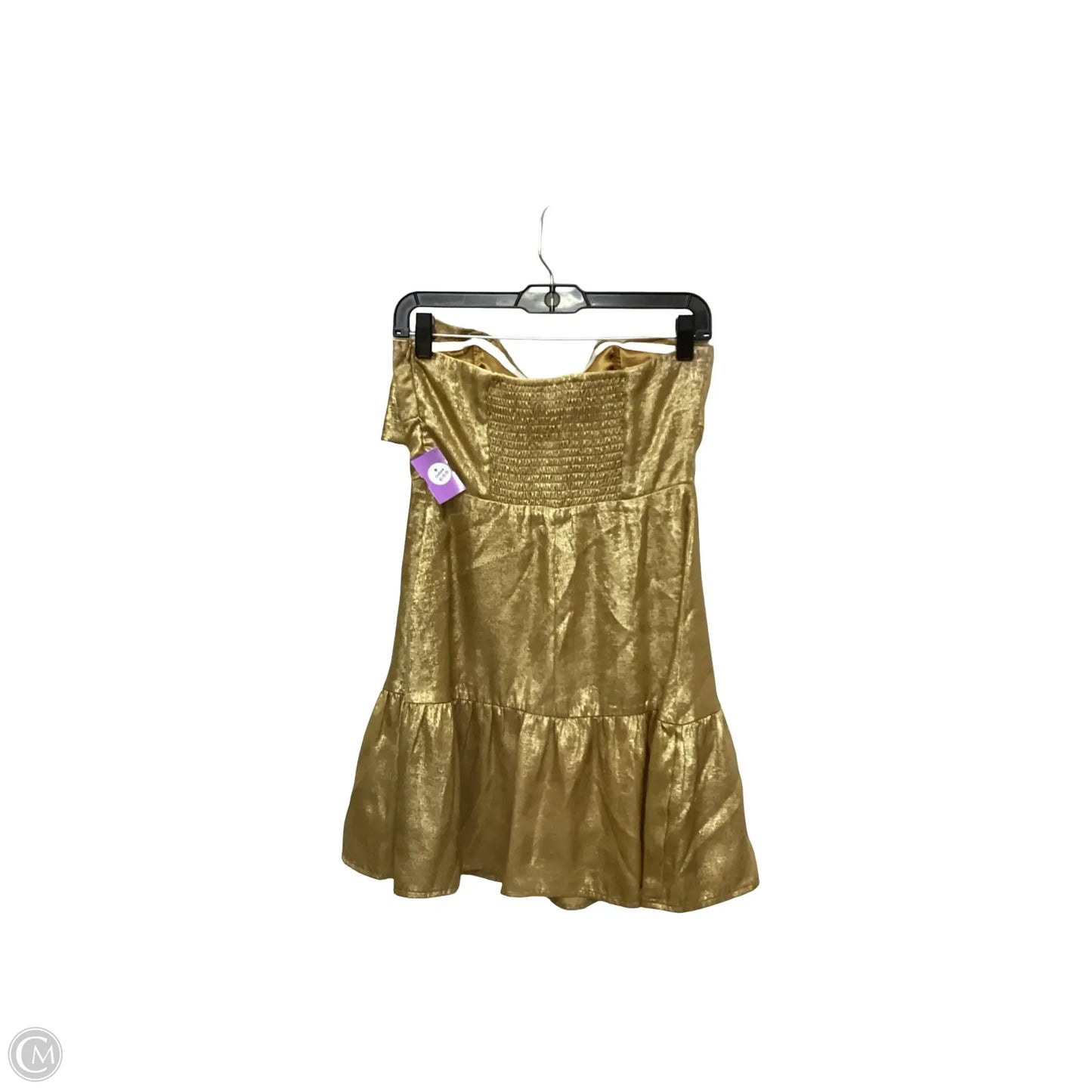 Dress Party Short By Tcec In Gold, Size: S