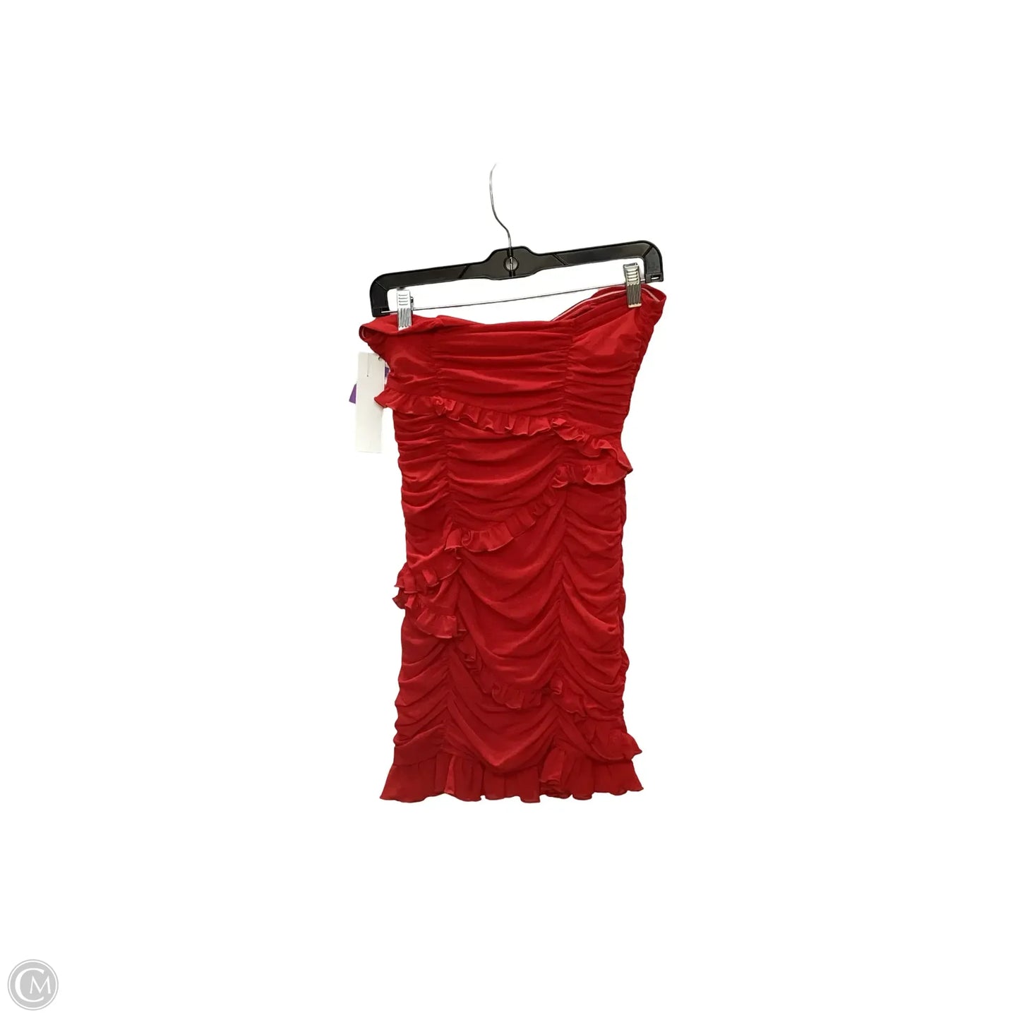 Designer Dress Party Short By Majorelle In Red, Size: S