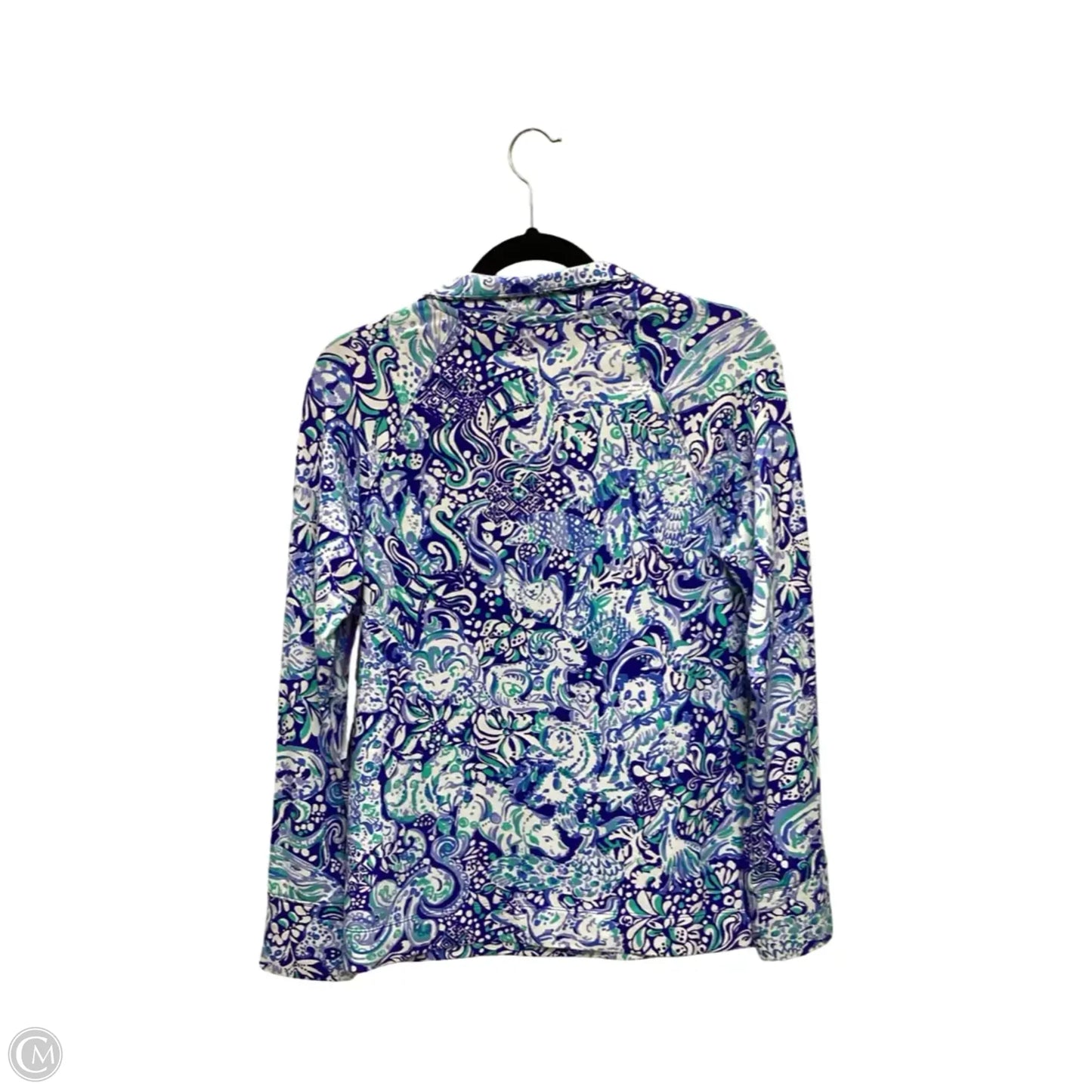 Blouse Designer By Lilly Pulitzer In Blue, Size: S