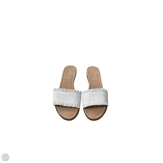 Sandals Flats By Joie In Tan, Size: 9