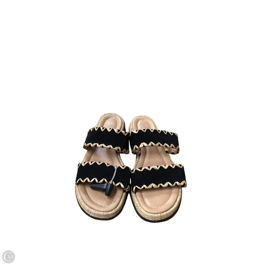 Sandals Flats By Cmc In Black, Size: 9