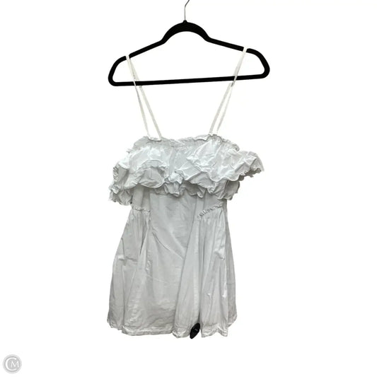 Blouse Short Sleeve By Free People In White, Size: Xs
