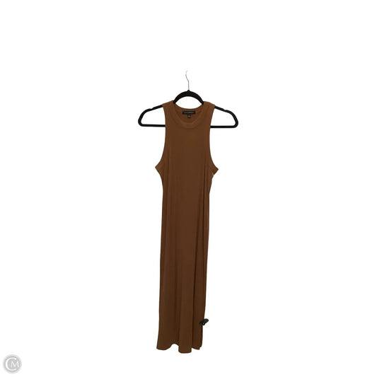 Dress Casual Maxi By Banana Republic In Brown, Size: Xs
