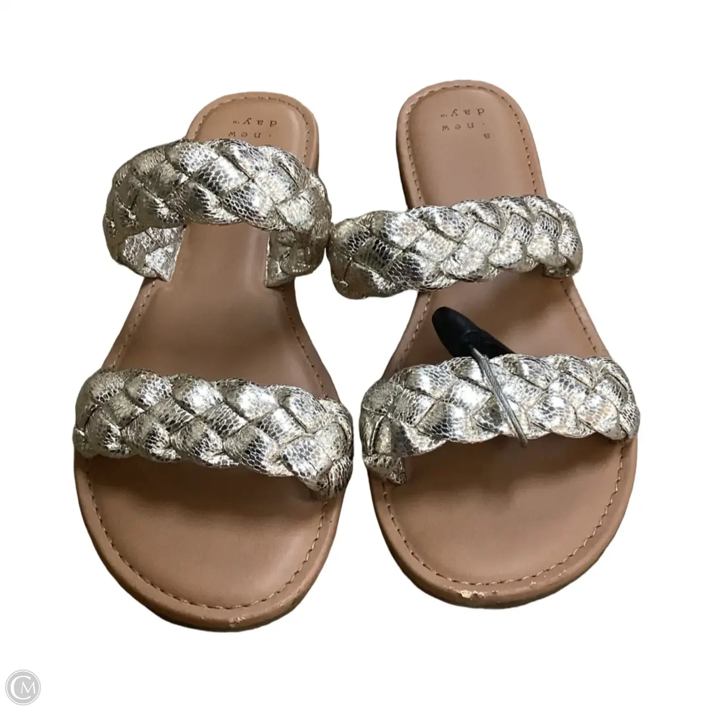 Sandals Flats By A New Day In Gold, Size: 8.5