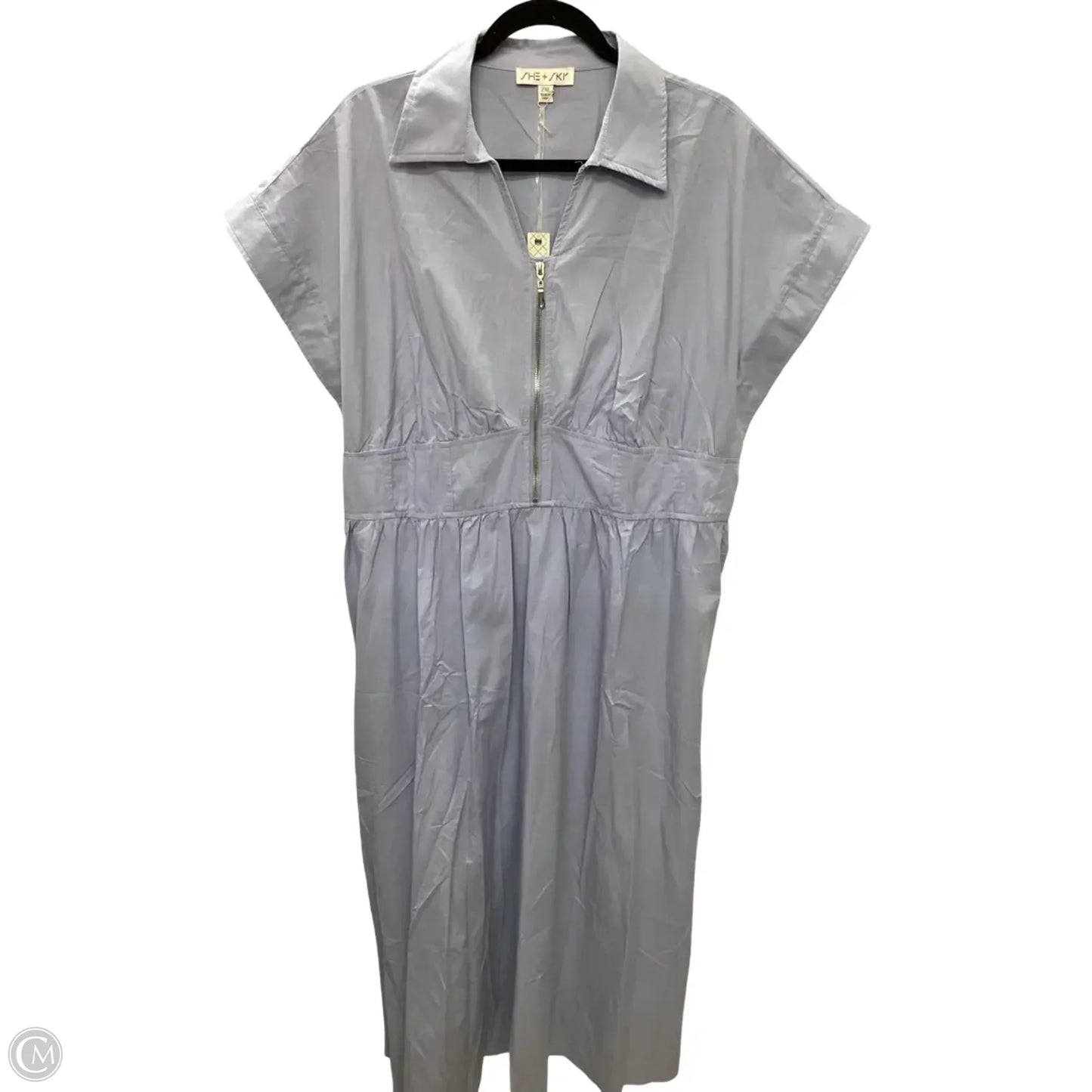 Dress Casual Maxi By She + Sky In Blue, Size: 2x