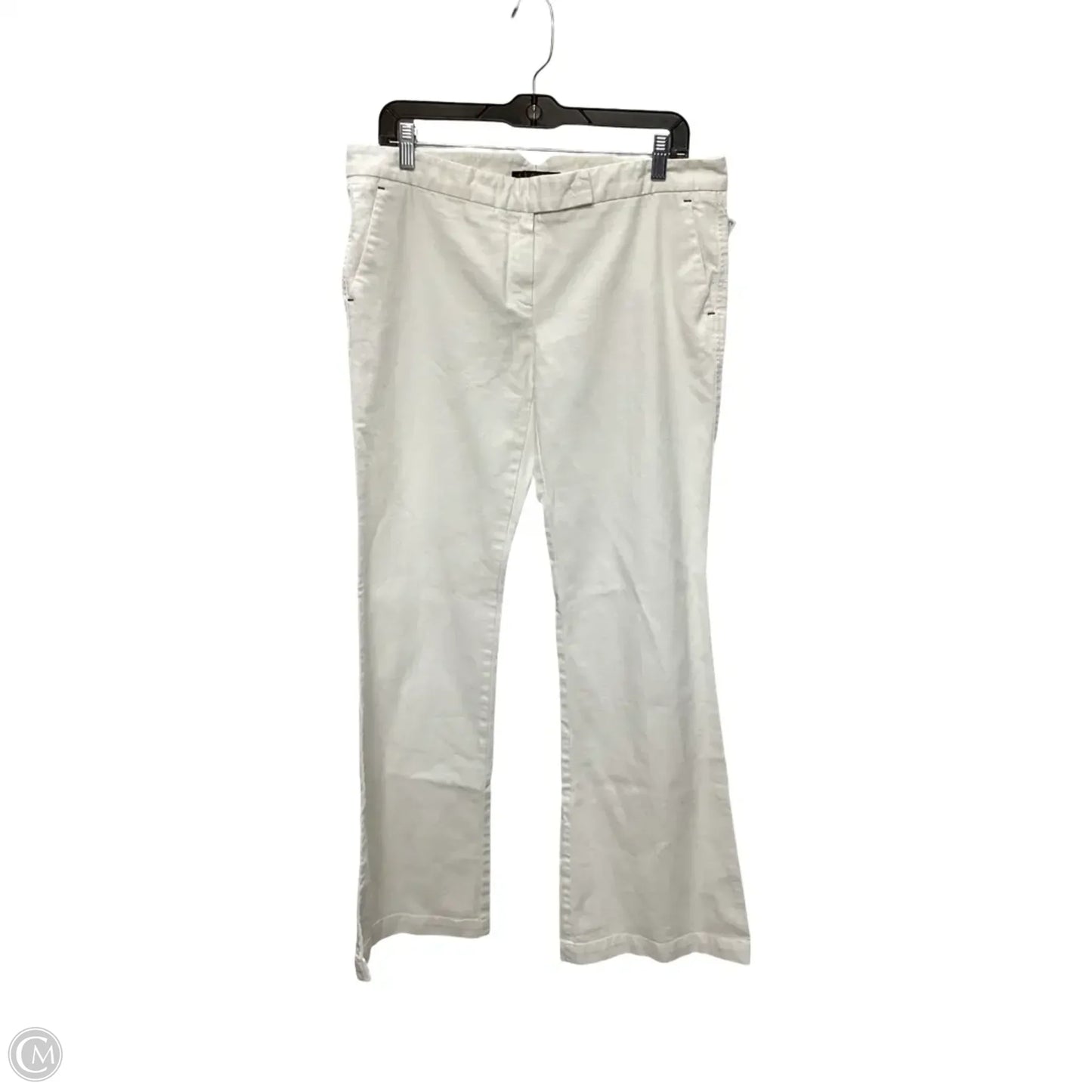 Jeans Boot Cut By Theory In White Denim, Size: 12