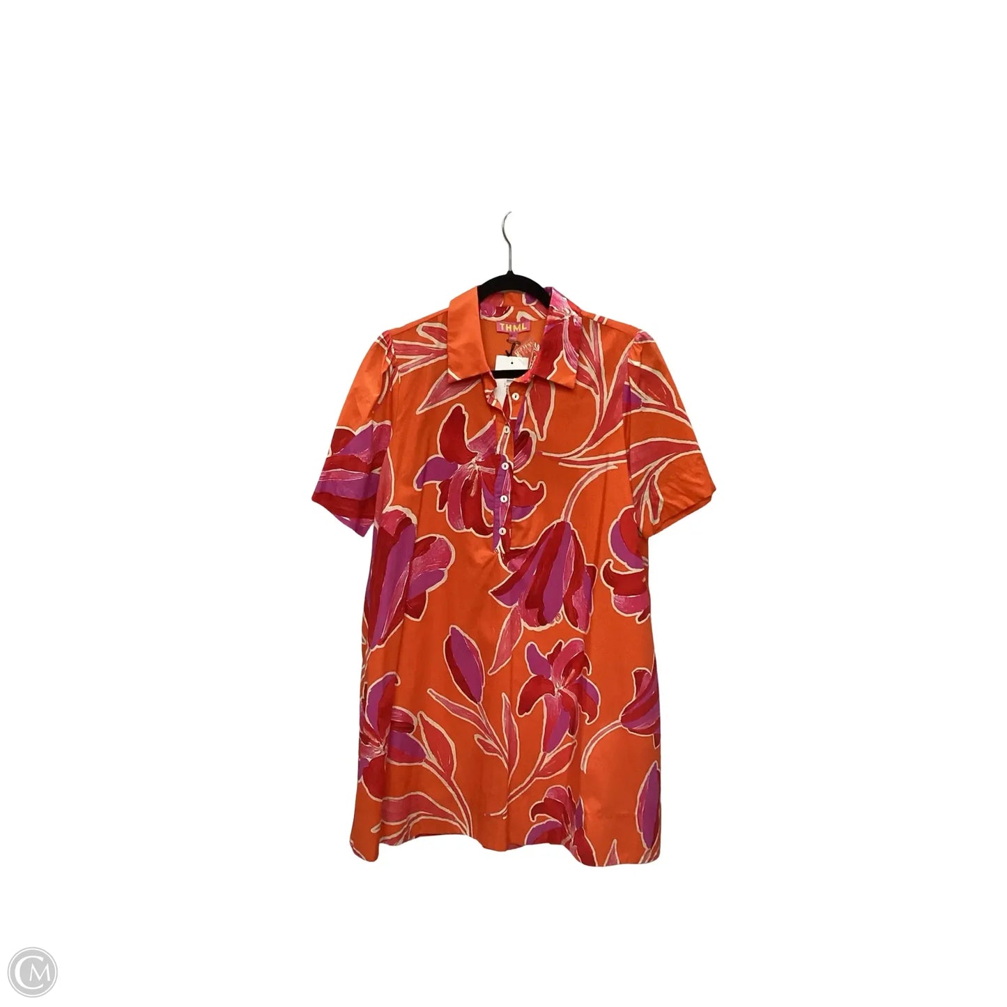 Dress Casual Short By Thml In Orange, Size: S