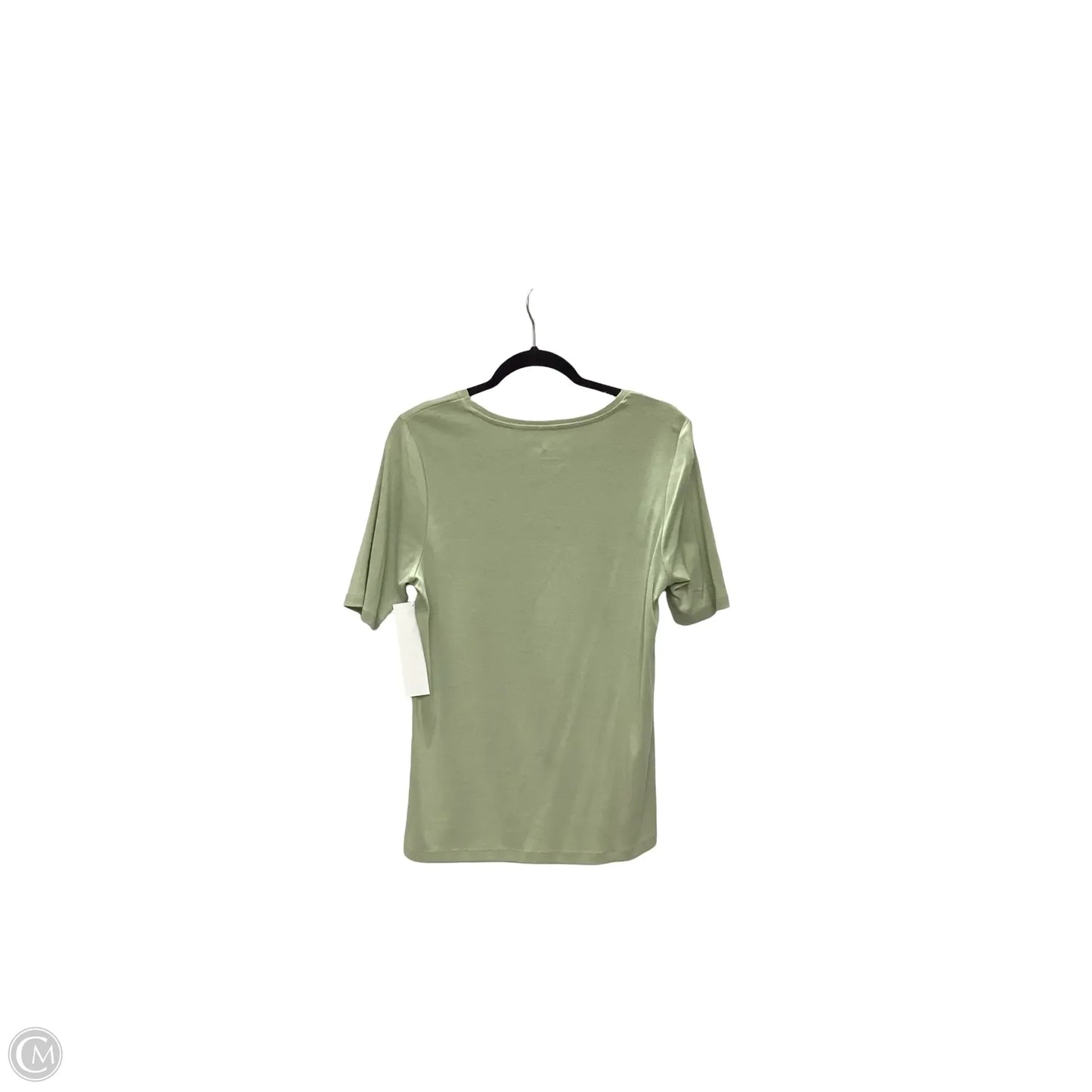 Top Short Sleeve Basic By Chicos In Green, Size: 2