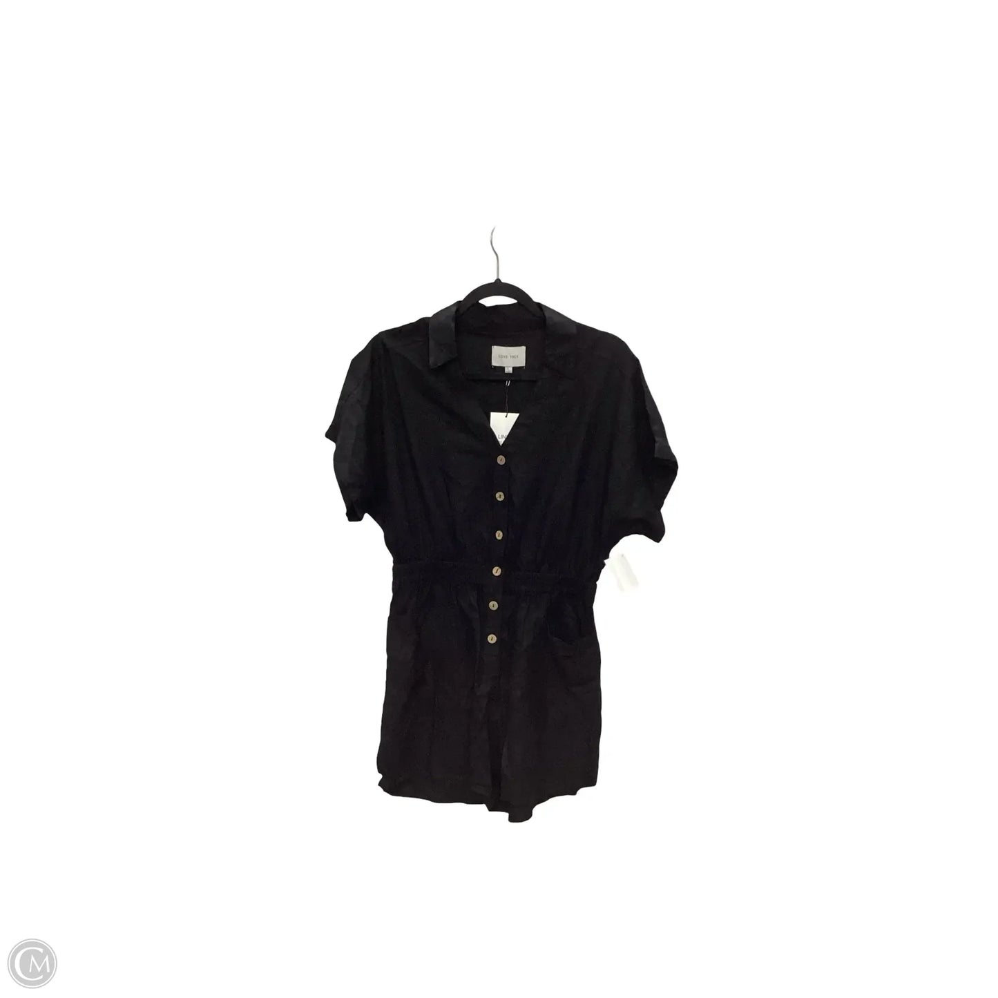 Romper By Love Tree In Black, Size: L