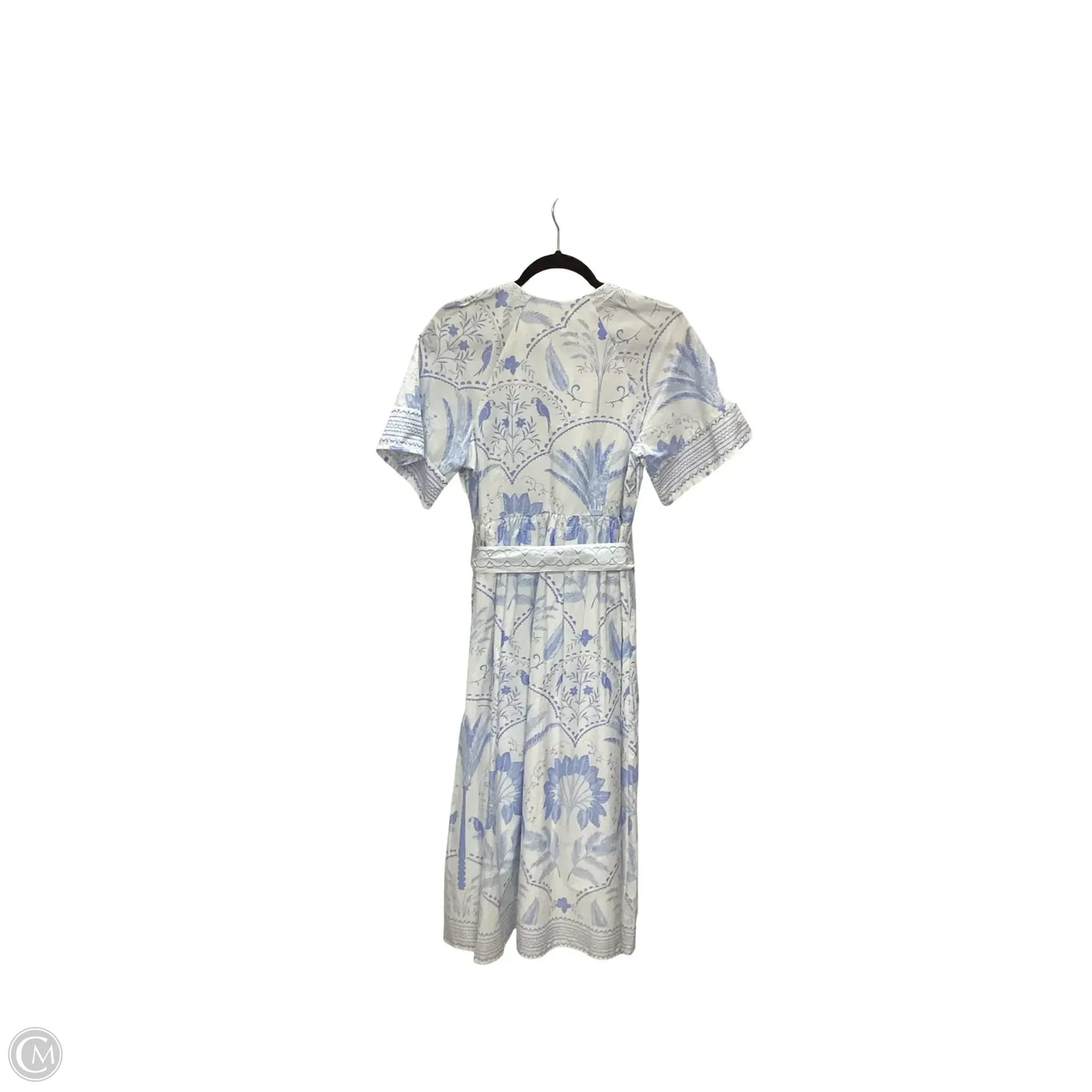 Dress Casual Midi By Crown And Ivy In Blue & White, Size: Mp