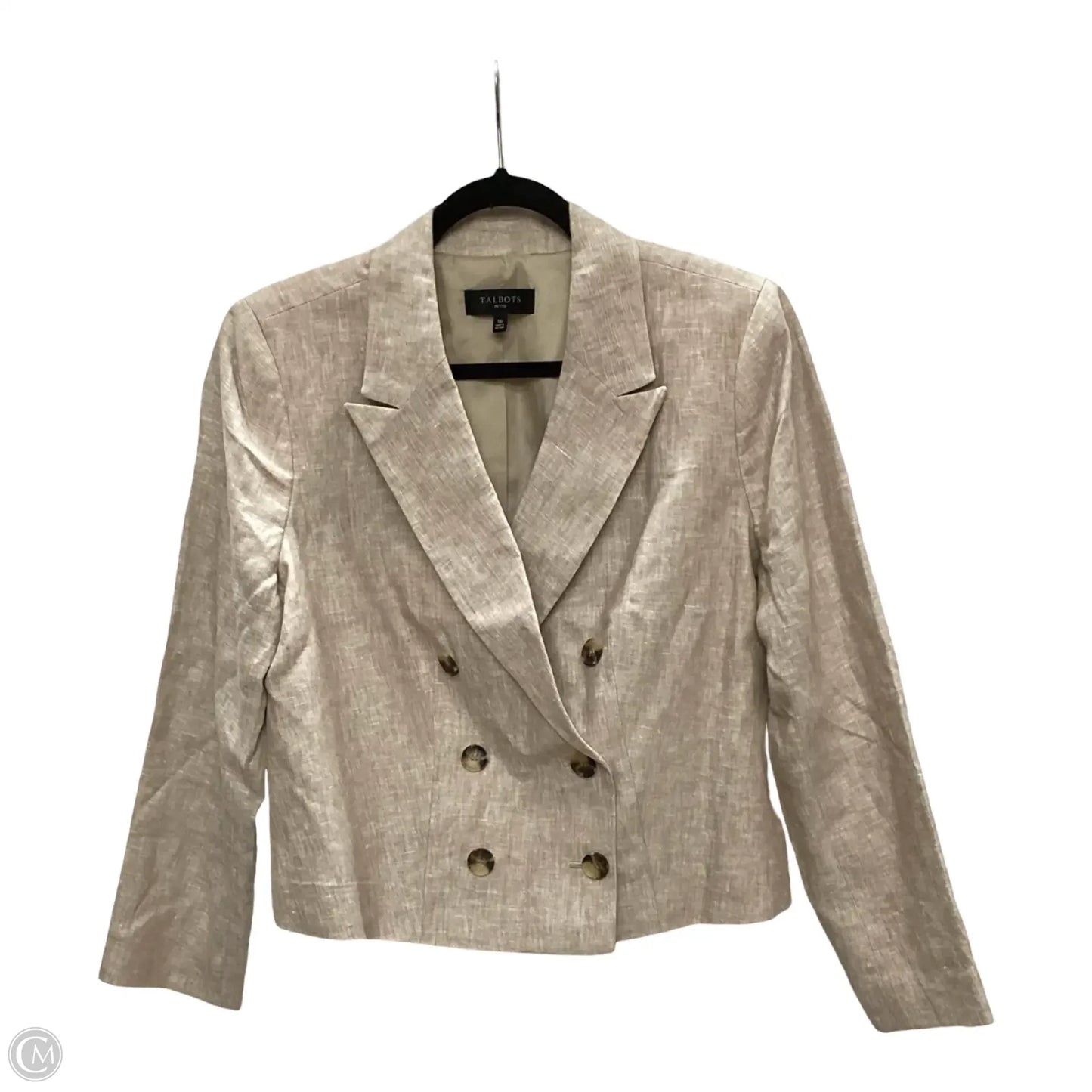 Blazer By Talbots In Tan, Size: 16