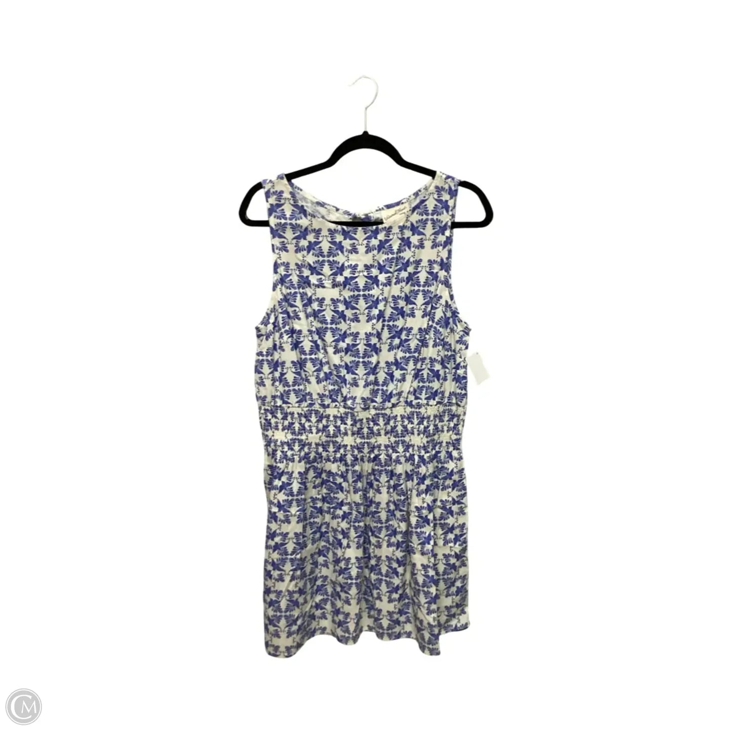 Dress Casual Short By Universal Thread In Blue & White, Size: L