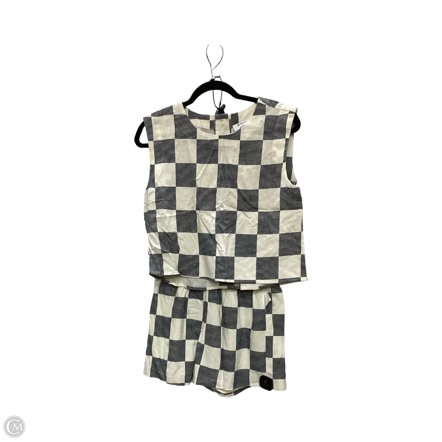 Shorts Set By The Workshop In Plaid Pattern, Size: M
